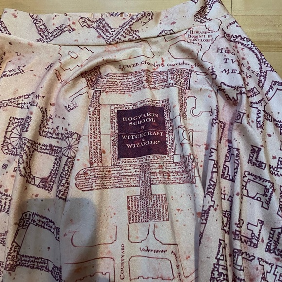 Harry Potter marauders map skirt dress HP - Picture 4 of 7